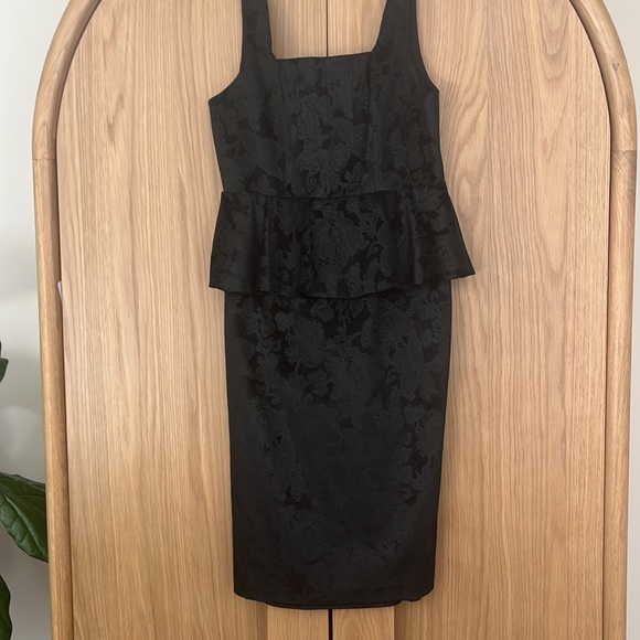 Alice + Olivia - Black Peplum Dress - Picture 7 of 11